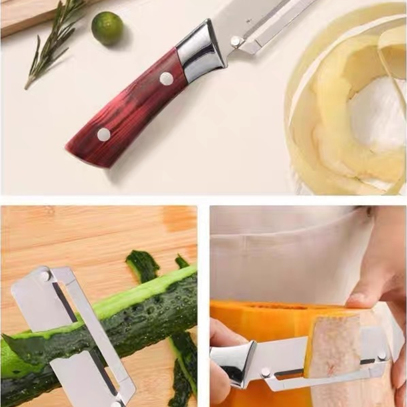 VEYUNA Multi-Function Peeler – Food Vegetable & Fruit Prep Peeler, Stainless Steel Blade