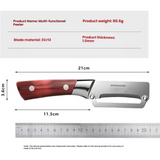VEYUNA Multi-Function Peeler – Food Vegetable & Fruit Prep Peeler, Stainless Steel Blade