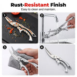 VEYUNA Multifunctional Kitchen & Kitchen Scissors – Heavy-Duty Stainless Steel