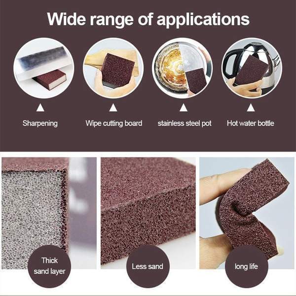 VEYUNA Scrubbing Sponge – Heavy-Duty Kitchen Cleaning Pad for Kitchen & Feeding Areas