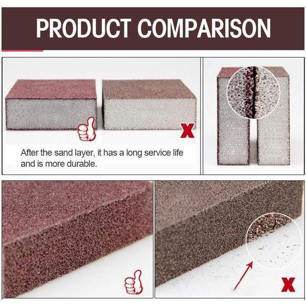 VEYUNA Scrubbing Sponge – Heavy-Duty Kitchen Cleaning Pad for Kitchen & Feeding Areas