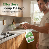 VEYUNA Heavy-Duty Degreaser Spray - Fresh Kitchen Cleaner for Grease & Food Prep Surfaces
