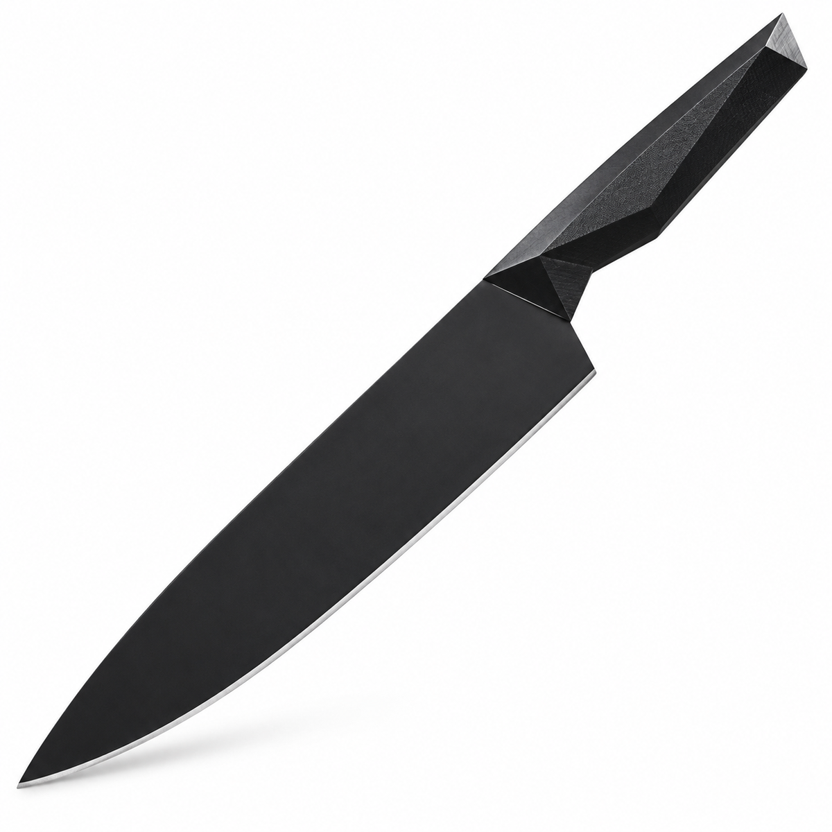 VEYUNA 9.5" Chef Knife, Shadow Black Series, Titanium Coated, NSF Certified