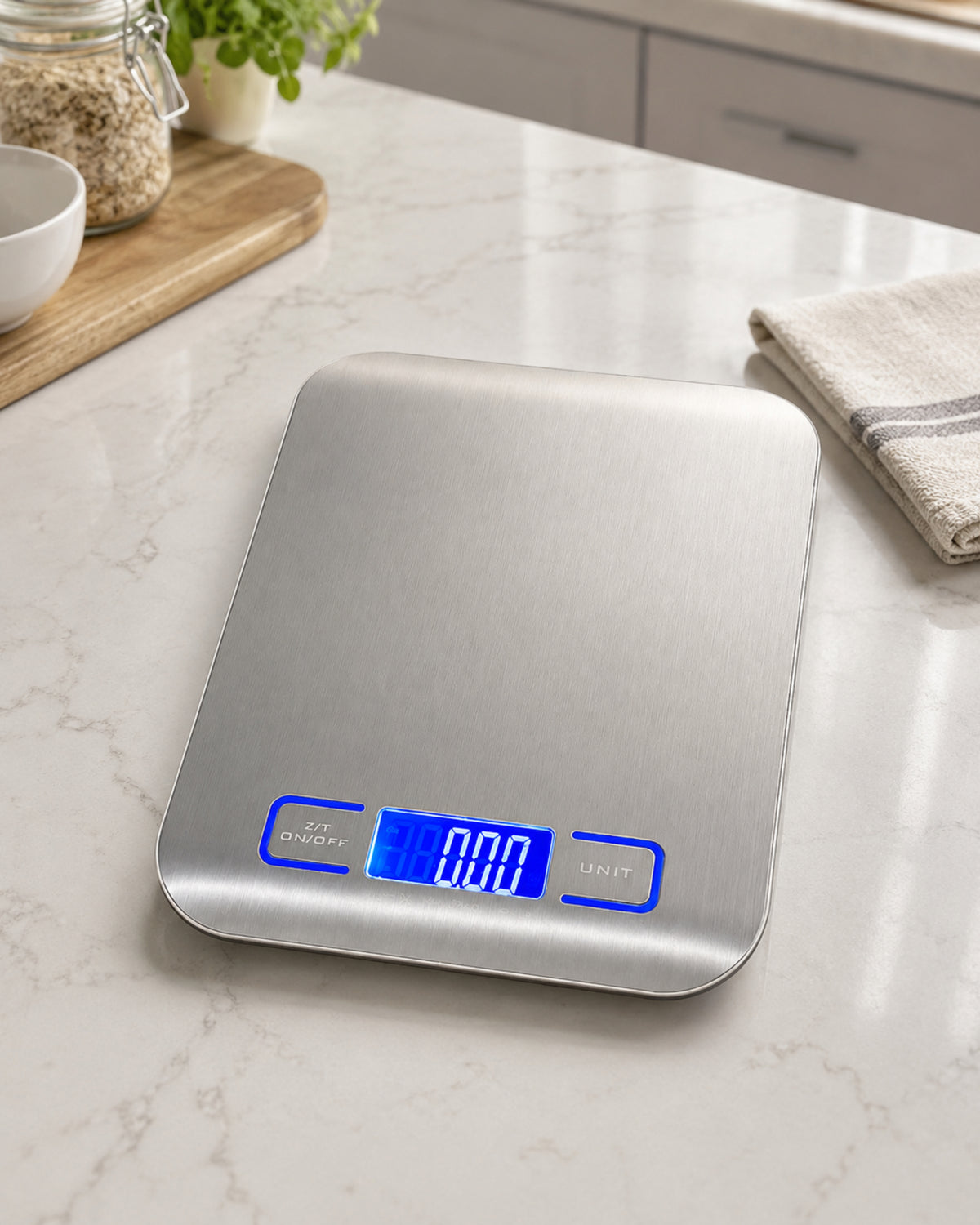VEYUNA Digital Food Scale 11 lb Stainless Steel, Precision Meal Prep & Portioning